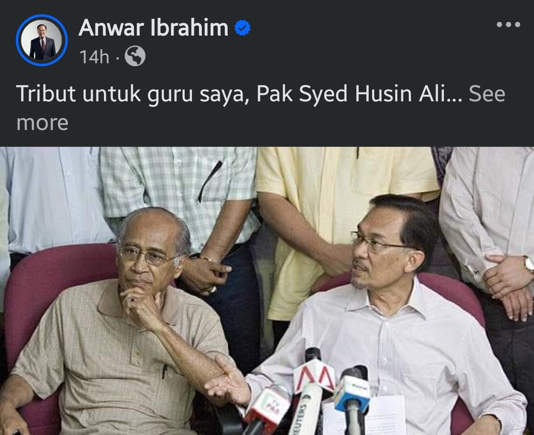 ‘Nukilan untuk guru saya Pak Syed Husin Ali’