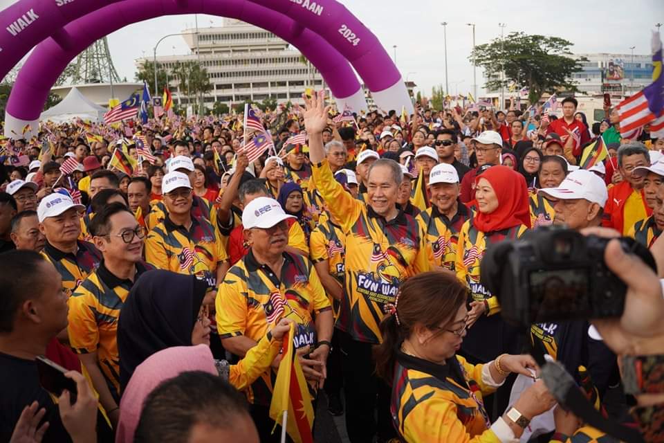 TYT Sarawak sertai Fun Walk sempena Hari Kebangsaan di Sibu