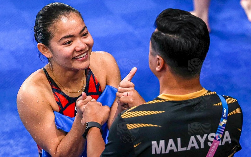 Dhabitah ke final acara 3 meter papan anjal