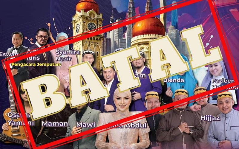 Sambutan Ambang Merdeka batal