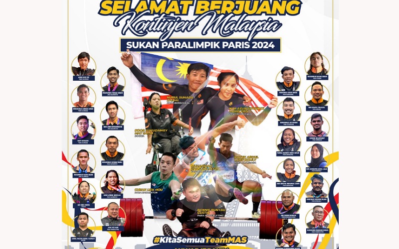 Selamat berjuang kontinjen Paralimpik Malaysia