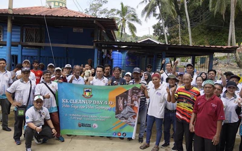 DBKK anjur KK Cleanup Day 4.0: Pulau Gaya dan Pulau Sepanggar pada 2-4 Oktober