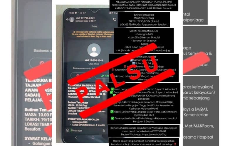 Waspada tawaran temu duga palsu BKNS