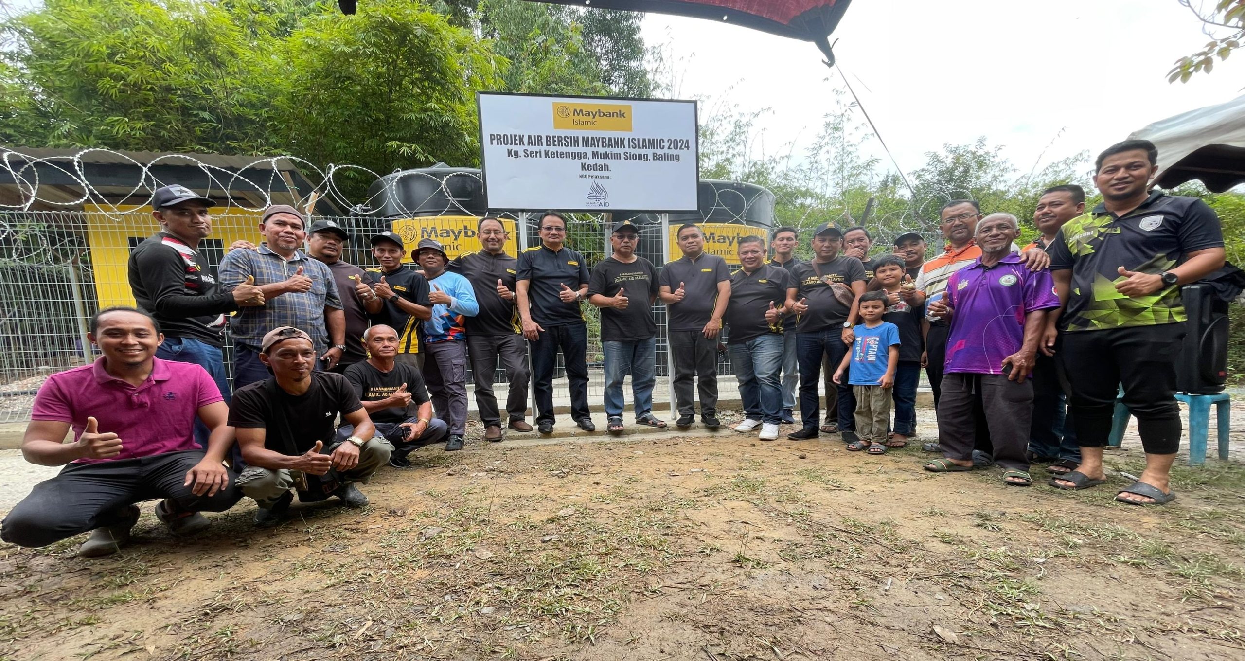 Maybank Islamic, IAM bantu komuniti penoreh getah dapatkan air bersih