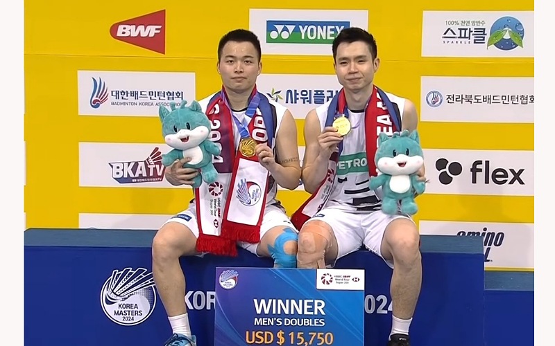 Aaron-Wooi Yik raih juara Masters Korea