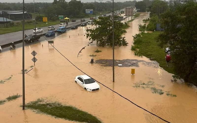 Banjir: Polis tutup laluan Kota Warisan-BBST