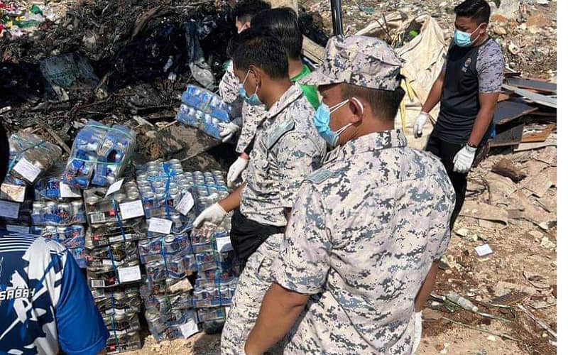 300 peti minuman keras bernilai RM50,000 dilupuskan