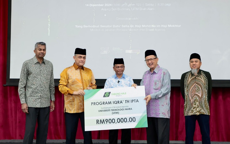 TH sumbang RM900,000 bantu 1,523 pelajar asnaf UiTM