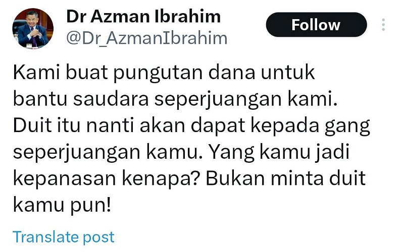 Derma Jihad: Netizen kesal Pas tunggang agama