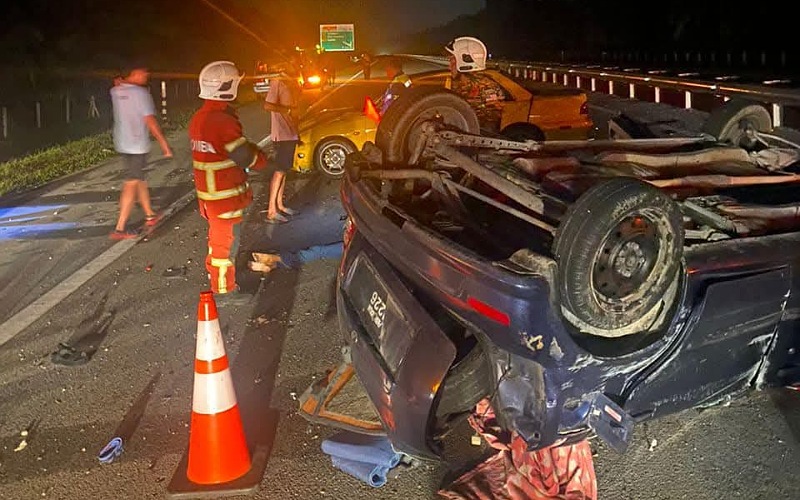 Dua maut, empat cedera nahas dua kereta di WCE