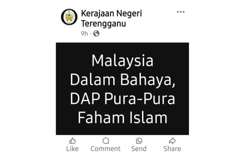 Jentera rasmi penerangan negeri jadi instrumen sebar propaganda parti, Pas Terengganu terdesak?