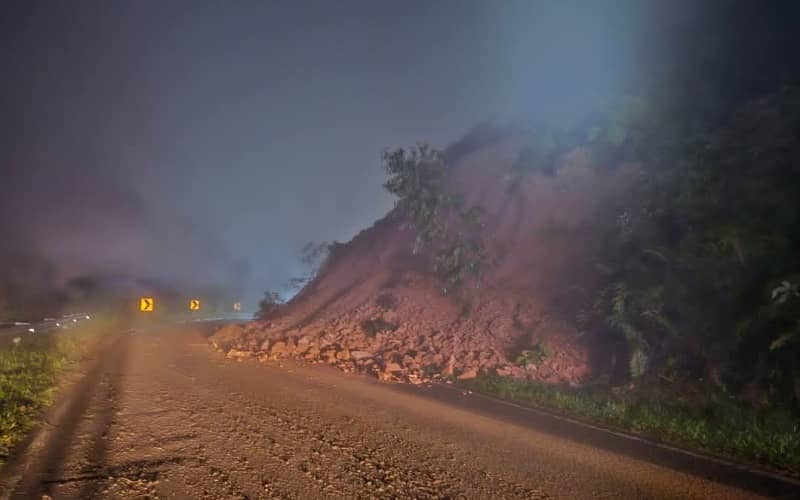 Penutupan Jalan Keningau-Kimanis dilanjut hingga Rabu ini