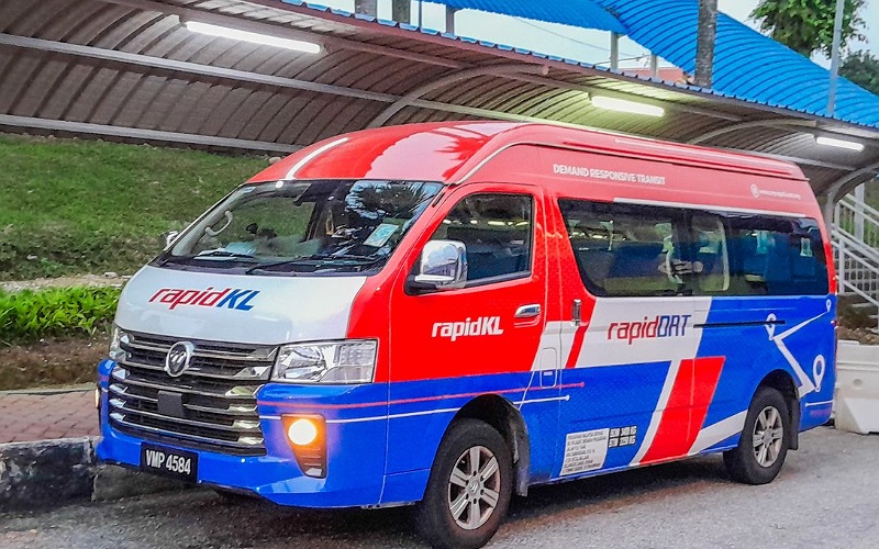 Prasarana sedia khidmat van perantara di Putra Heights