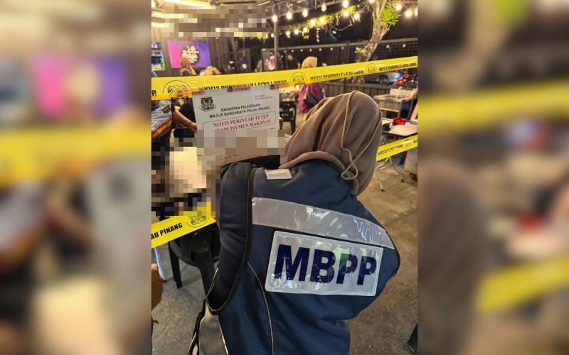 Najis tikus dalam dapur dan stor, MBPP arah 4 premis dtutup serta-merta