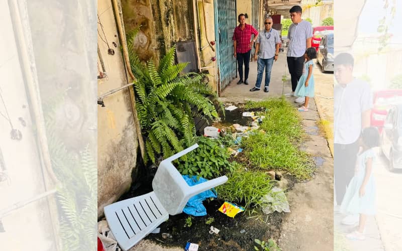 Aduan Facebook bawa PPM Karamunting tinjau lokasi sampah terbiar