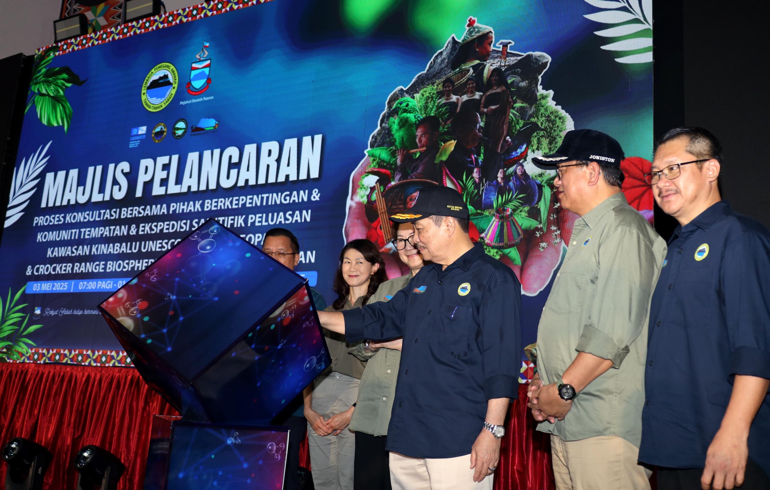 Sabah komited perluas kawasan Kinabalu UNESCO Global Geopark, Rizab Biosfera Banjaran Crocker