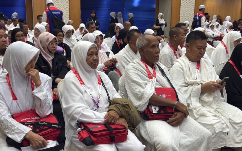 137 bakal jemaah haji Sabah berlepas ke KLIA  melalui inisiatif ‘Makkah Route’