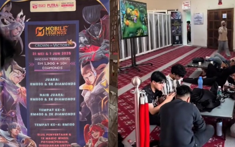 Tidak benar karnival Mobile Legends ganggu solat jenazah Masjid UPM