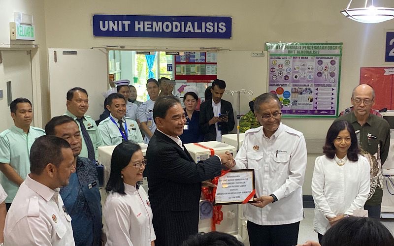 Kerajaan Sabah sumbang 100 mesin hemodialisis, ringankan beban pesakit buah pinggang