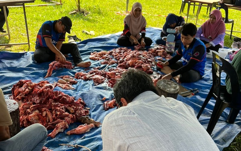 Program korban Aidiladha SK Seri Iman perkukuh hubungan sekolah, komuniti