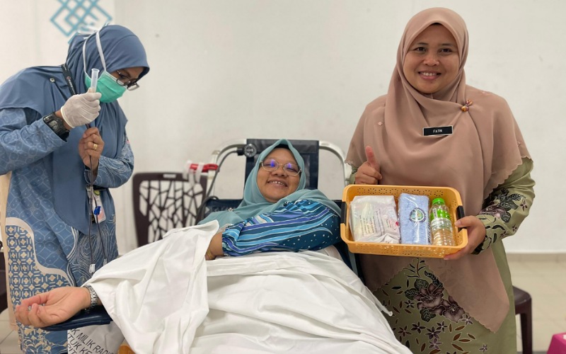 Kempen derma darah meriahkan Minggu STEM SRI Al-Amin Kemaman