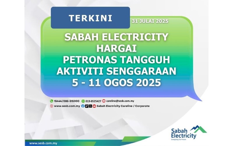 Aktiviti senggaraan SOGT dijadual semula, Sabah Electricity sambut baik usaha elak gangguan