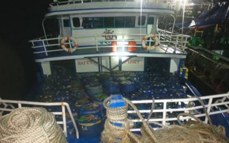 Polis Marin Sandakan gagalkan seludup petrol haram RM84 juta