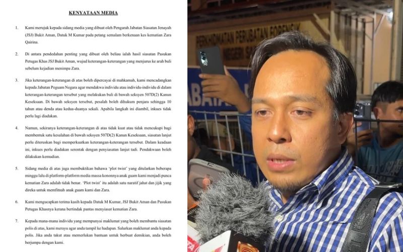 Pasukan guaman keluarga cadang Jabatan Peguam Negara dakwa pembuli Zara