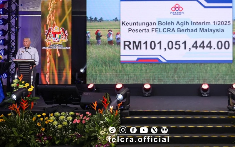 FELCRA agih RM101 juta keuntungan interim kepada 74,300 peserta seluruh negara