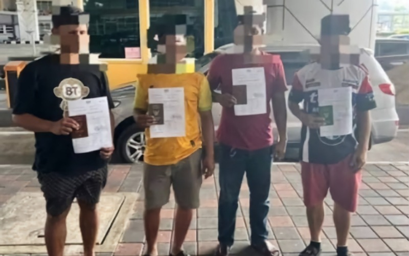 Tujuh warga asing gagal bolos masuk di Bukit Kayu Hitam