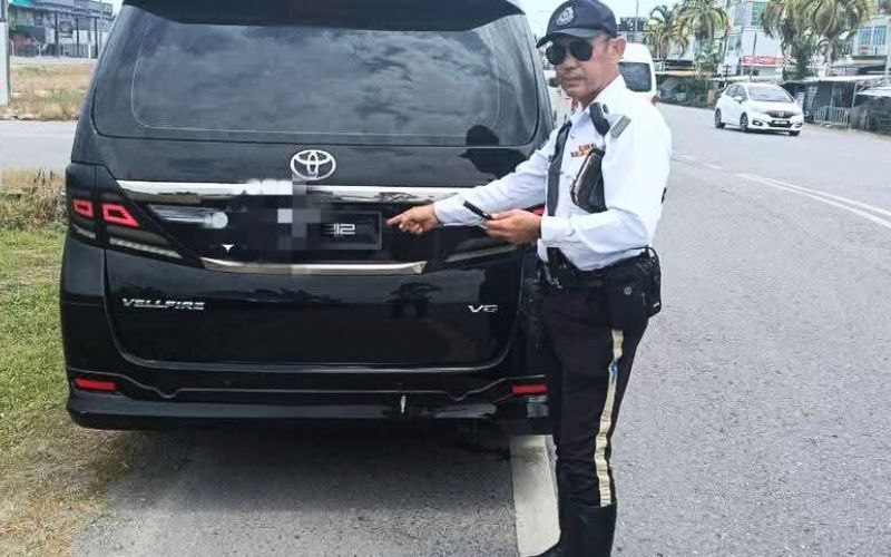 330 saman trafik dikeluarkan dalam operasi IPD Miri, tumpu kesalahan nombor pendaftaran
