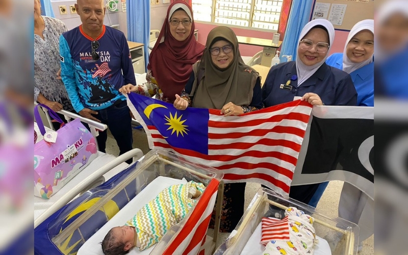 Hospital Kemaman raikan 9 bayi merdeka