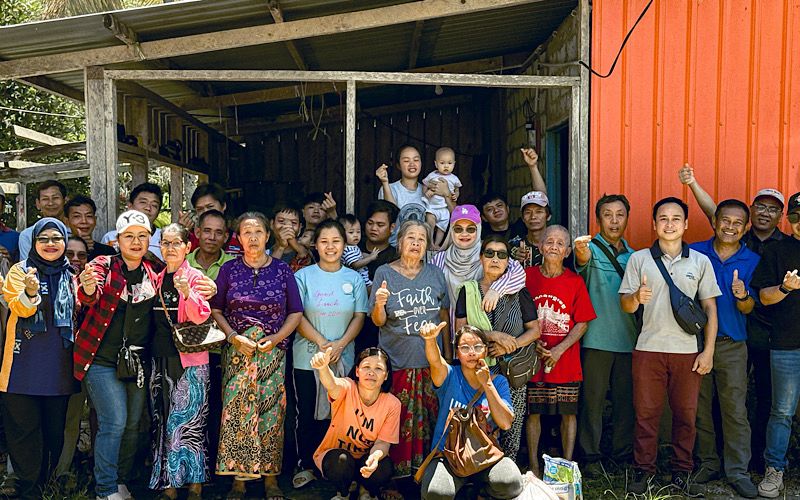 30 keluarga disantuni, ziarah rumah ke rumah dekati pemimpin dan rakyat