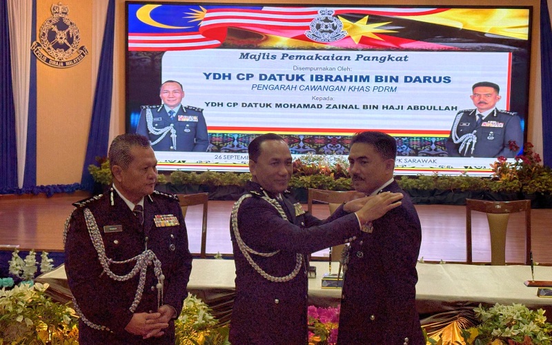 Mohamad Zainal terajui kepemimpinan PDRM Sarawak