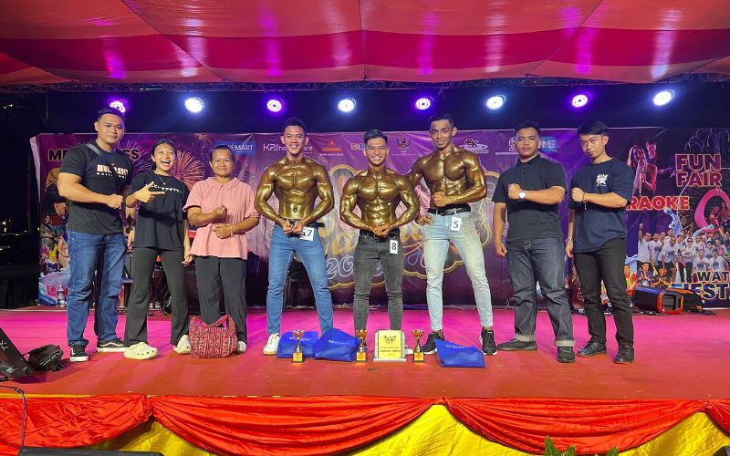 Tiga anak jati Saratok ukir nama di Mr Fitness Sibu Jaya 2025