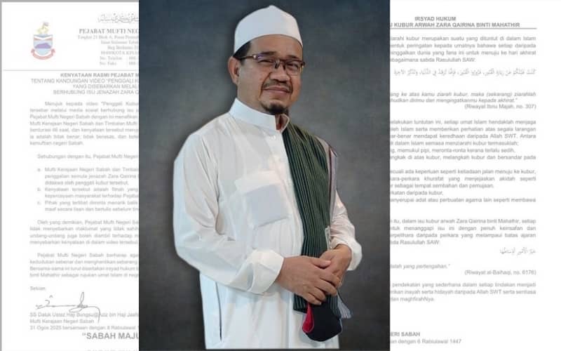 Hidu haruman tidak benar, Mufti dan timbalan nafi terlibat gali semula Zara
