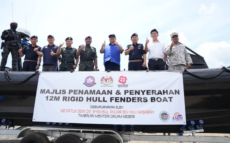 PGA dan ESSCOM terima 3 bot RHIB, tingkat kawalan keselamatan perairan ESSZONE