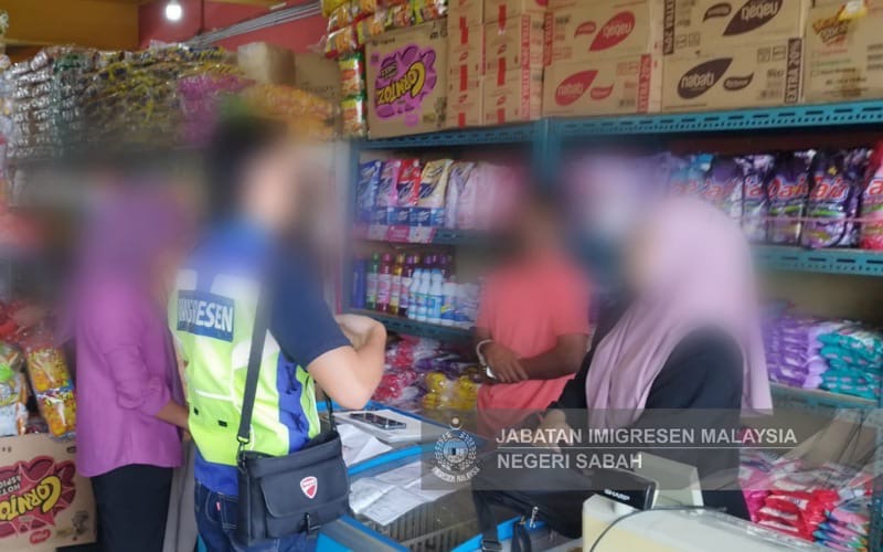6 PATI ditahan dalam operasi Imigresen Sandakan