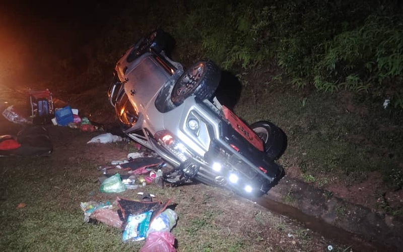 Tauke kedai makan maut, pacuan empat roda terbabas