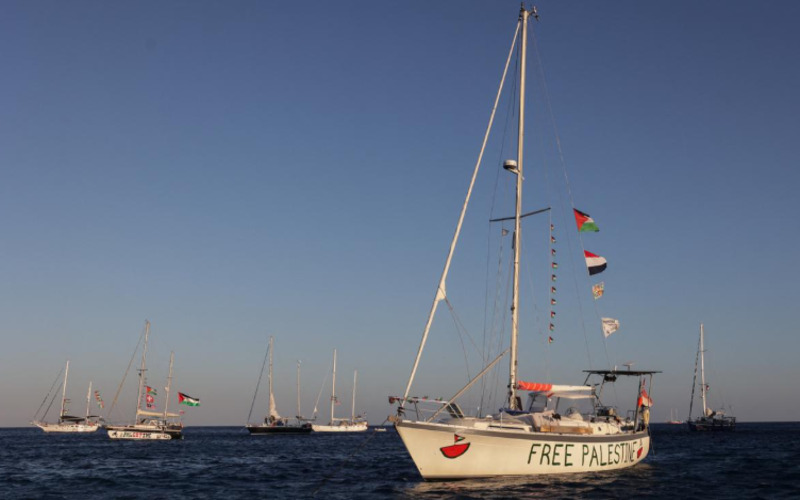 Dron, kapal tentera milik Israel dikesan bersiap sedia pintas misi GSF