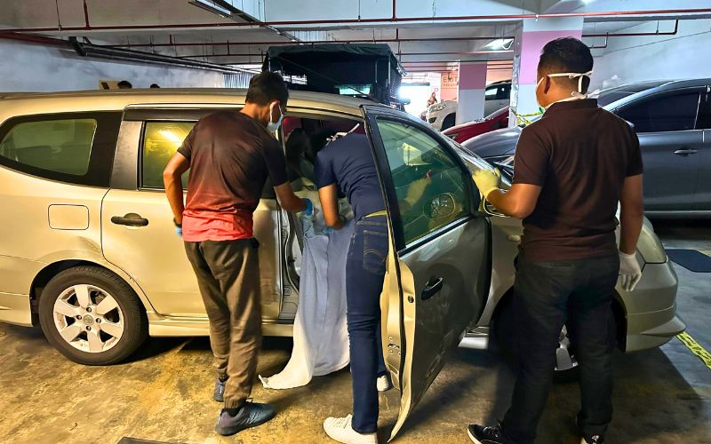 Wanita ditemukan maut dalam kereta di pusat beli-belah Kuching