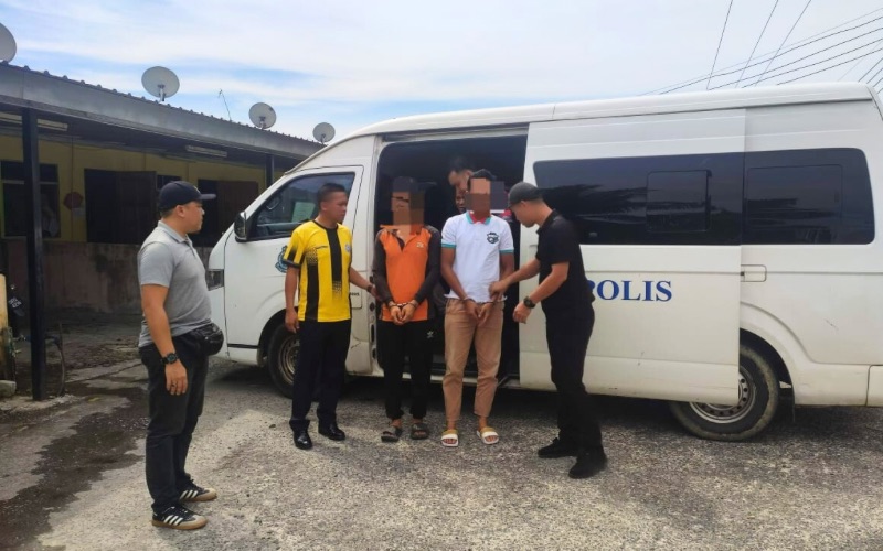 Dua lelaki ditahan curi bateri dan minyak jentolak di Kabong