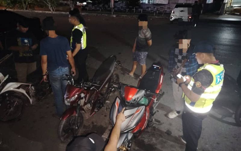 10 motosikal disita dalam Operasi Samseng Jalanan di Taman Tunku