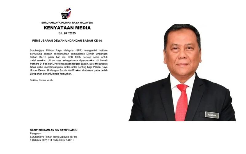 SPR siap sedia laksana PRN17 Sabah
