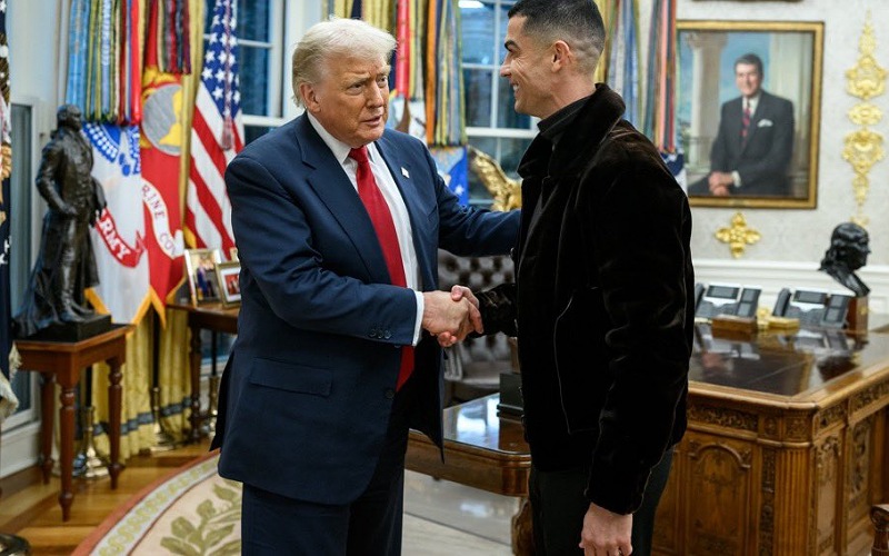 Barron peminat fanatik Ronaldo, kata Trump