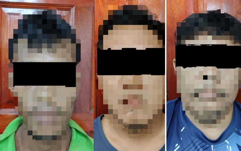 Tiga lelaki ditahan miliki dadah di Selangau