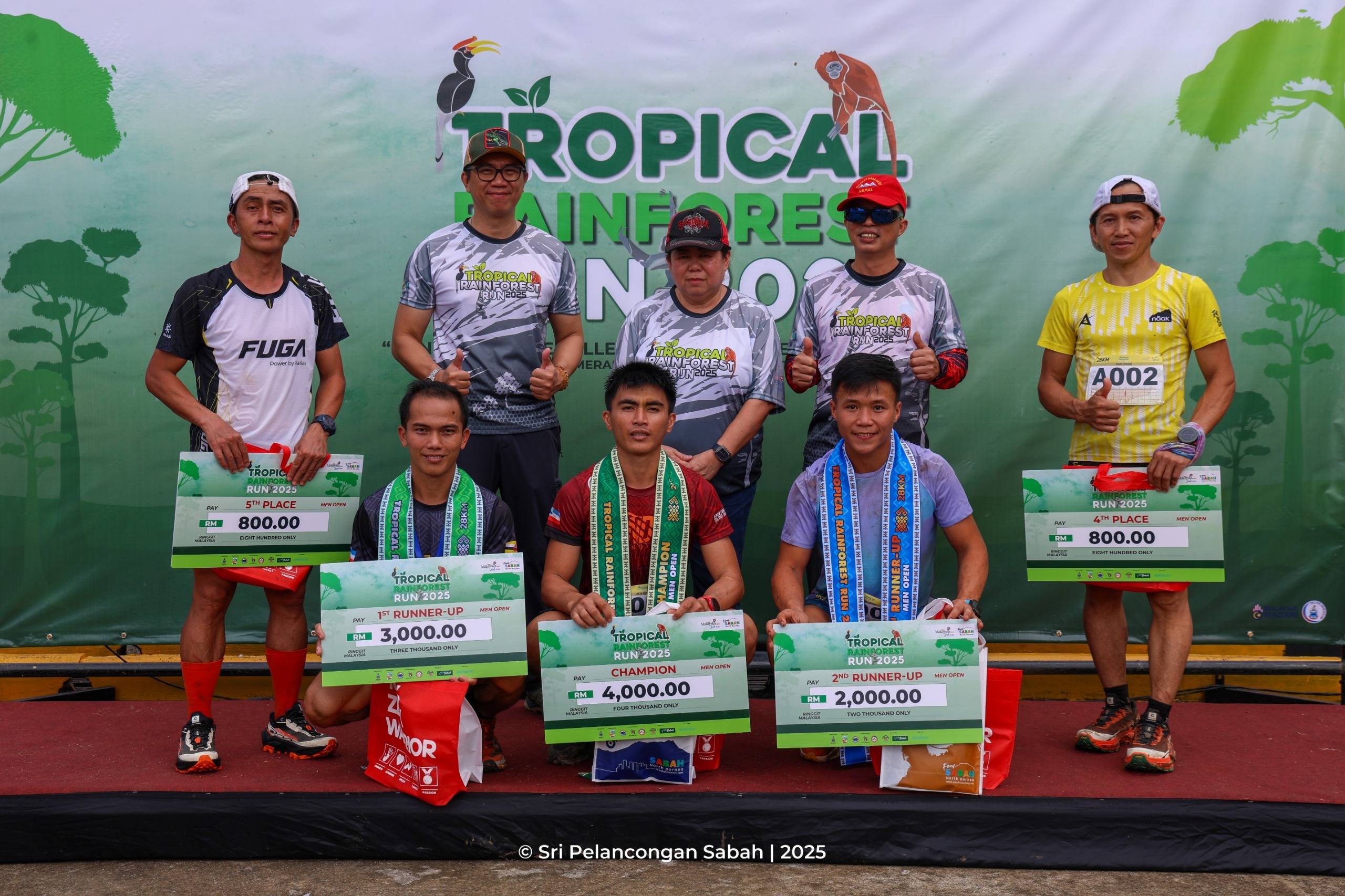Sheron pertahan gelaran juara, pecah rekod Tropical Rainforest Run 2025