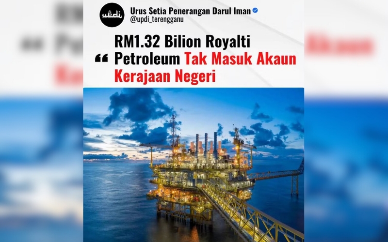 RM1.32 bilion royalti tak masuk akaun kerajaan negeri? Atau kerajaan negeri cuba tipu rakyat?