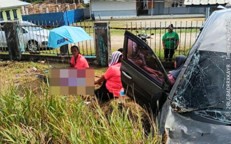 Lima cedera, kenderaan terbabas di Jalan Bintulu-Miri