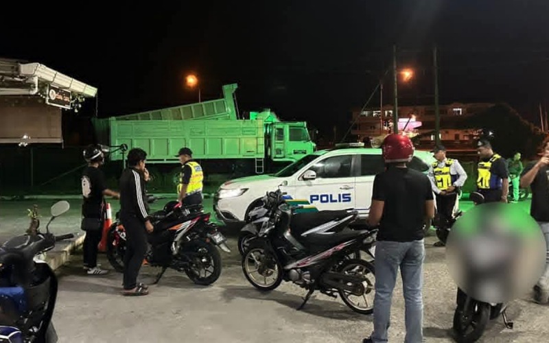 Polis keluar 20 saman, sita 4 motosikal dan 1 kereta